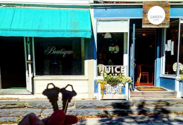 Lea Haas-Fridrich got the keys to the adjacent storefront on Oct. 15. Photo via Garden Cafe's Instagram
